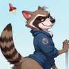 Rocket Raccoon AI-avatar