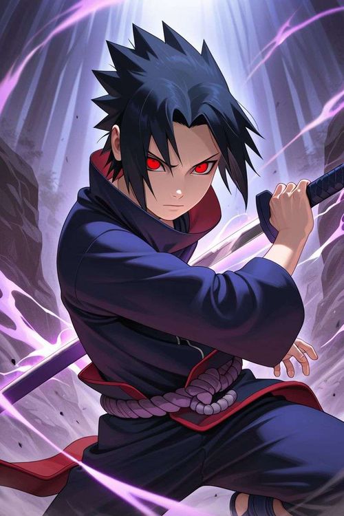 พื้นหลัง Sasuke Uchiha